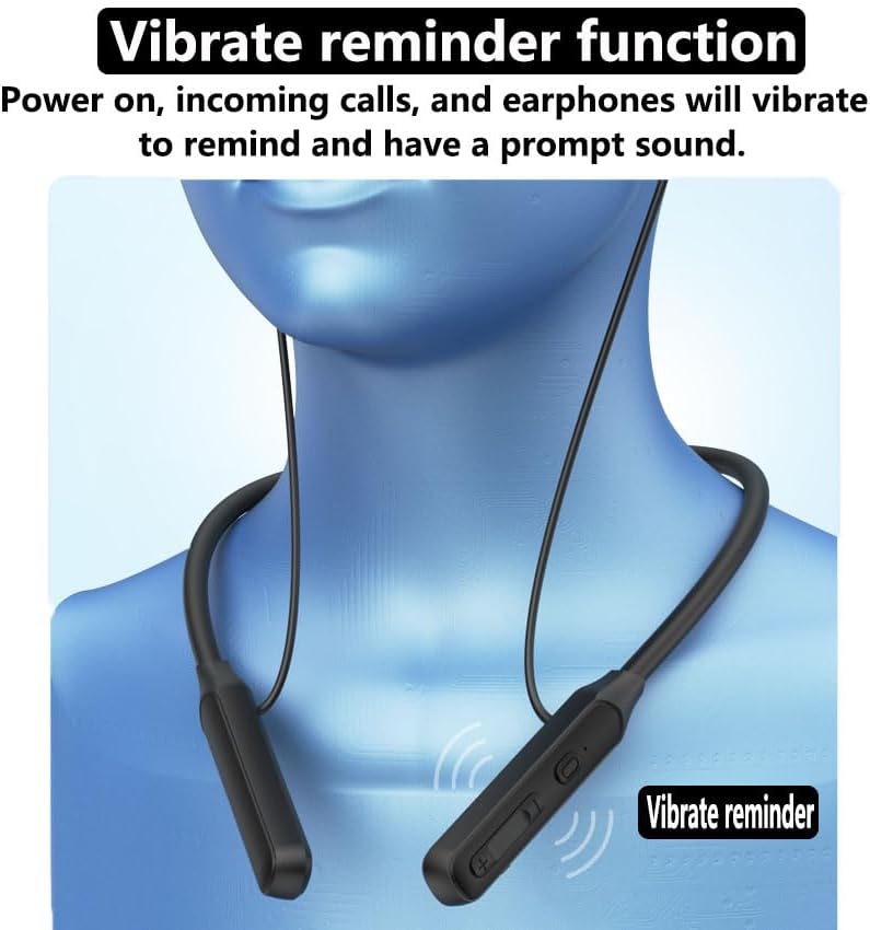Revolutionary Bluetooth V5.2 Neckband Headphones – 35 Hours of Uninterrupted Sound, IPX7 Waterproof for Ultimate Workout Durability, and Powerful Deep Bass for Superior Audio Experience – Ideal for Daily Commuters and Fitness Enthusiasts with Ergonomic Comfort Design