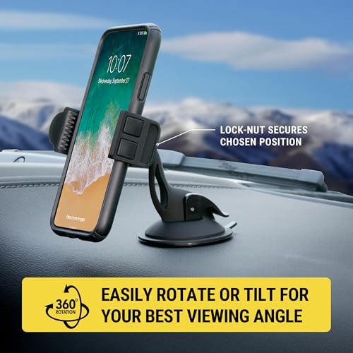 Scosche SUFMPS-SP Universal Cell Phone Stand and Holder with Non-Slip Cradle, Foldable, Adjustable Non-Magnetic Mount for Home Office Desk or Travel Compatible with iPhone, Tablet and All Devices – Enhanced Compatibility and Speed