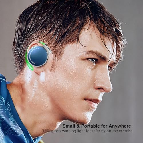 Premium Open-Ear Bluetooth Headphones V5.3 – Secure Fit Sports Audio with Advanced Noise Cancellation, Long Battery Life, and Universal Compatibility for Fitness, Commuting, and Everyday Use