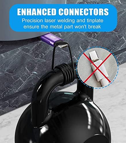 sweguard Premium USB Type C Charger Cable Trio – Versatile 3-Pack (6.6 ft, 3.3 ft, 1.5 ft) for i Phone 16, Samsung Galaxy S24, and Universal Devices – Fast Charging Nylon Braided Cords for Enhanced Durability and Performance – Ideal for Home, Office, and Travel