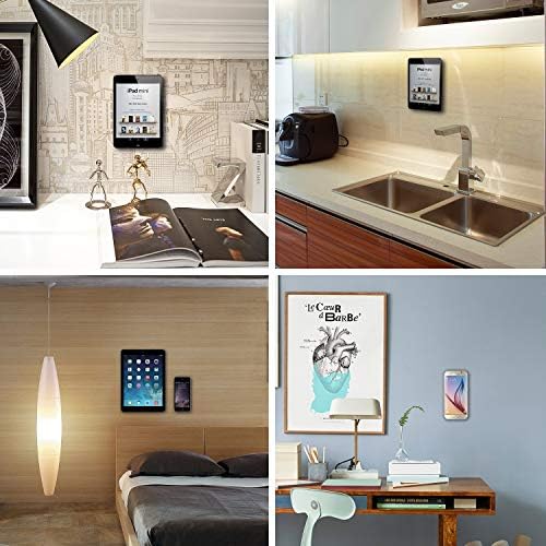 Experience Ultimate Versatility with SALEX 3-Pack Flat Black Magnetic Mounts – Ideal for Car Dashboard, Walls, and Fridges – Securely Hold Smartphones, Tablets, GPS Units, and Kitchen Utensils with Universal Compatibility – Strong Magnetic Grip, Residue-Free Adhesive, and Sleek Design for On-the-Go Organization – Elevate Your Productivity and Tidy Up Your Space Effortlessly