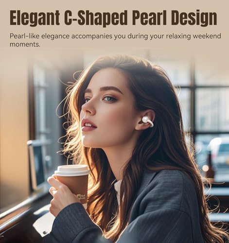 Elevate Your Audio Game with King Lucky Wireless Bluetooth 5.4 Earbuds – Stylish Clip-On Design with Advanced Noise Cancelling, 50-Hour Battery Life, and Waterproof Durability – Perfect for Active Lifestyles, Small Ears, and Glasses Wearers in Trendy Pink. Enjoy Unmatched Comfort, Seamless Connectivity, and Immersive Sound Quality Ideal for Fitness, Daily Commutes, and Casual Listening.