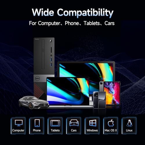 Lightning-Fast 512 GB External SSD Flash Drive – Dual USB-C & USB-A Connectivity for i Phone 15/16, Android, PS4, Windows, and Mac – High-Speed Data Transfer Up to 560 MB/s for Effortless File Management and Ultimate Portability