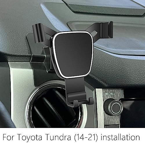 Toyota Tundra 2014-2021 Custom Phone Holder – Secure Smartphone Mount for Crew Max – Effortless Installation & Enhanced Safety for Navigation – Premium Auto Interior Accessory