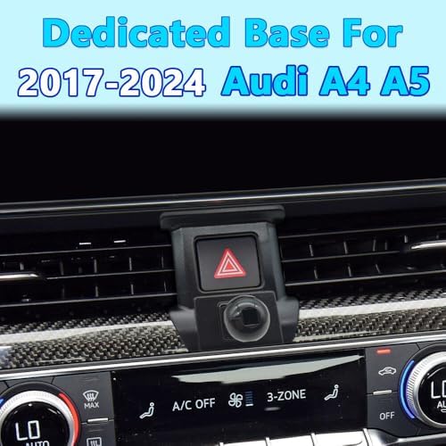 TTMIC Premium Audi A4-A5 Car Phone Holder Mount – 360° Rotating Cradle for Optimal Navigation & Hands-Free Safety – Stylish Accessory for Enhanced Connectivity and Seamless Integration in Your Vehicle