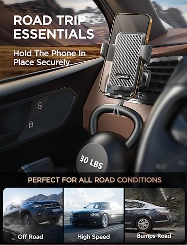 Effortless On-the-Go Power: JOYMASS 15 W Fast Wireless Car Charger with Auto Clamping Mount – Perfect for i Phone 15 through 12 Mini, Samsung Galaxy S23 Ultra, and Note 20 – Secure Vent Holder for Ultimate Convenience and Hands-Free Navigation