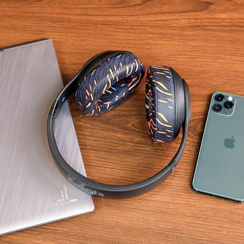 Upgrade Your Audio Experience with WC Wicked Cushions Replacement Ear Pads for Beats Studio 2 & 3 – Retro 90’s White | Luxurious PU Leather & Enhanced Foam for Optimal Sound Isolation | Perfectly Fits B0501 & B0500 Models | Not Compatible with Beats Solo | Enhanced Adhesive for Maximum Durability and Longevity