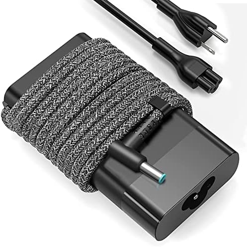 Efficient 65 W USB-C Laptop Charger for HP Spectre, Envy, Elitebook & Chromebook – Fast Charging Power Adapter with Universal Compatibility for Travel & Home Use – Optimized for Performance & Safety
