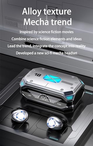 Revolutionary Bluetooth 5.3 True Wireless Earbuds Model 35 – IP7 Waterproof Sports Headphones with Touch Control, Built-in Mic & LED Battery Display – Ergonomic In-Ear Design for Ultimate Comfort & Seamless Connectivity – Ideal for Active Lifestyles, Commuting, and Home Use