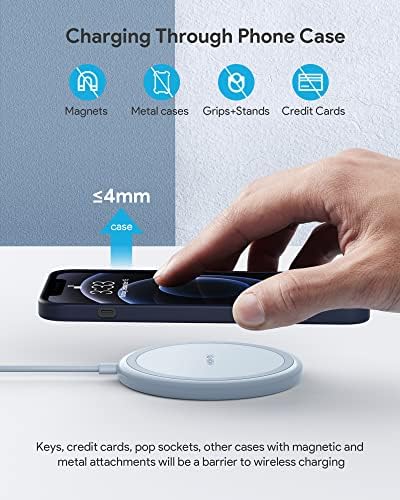 Dual Pack 15 W Fast Wireless Charger – Maximize Charging Efficiency for i Phone 16/15/14 & Samsung Galaxy S24/S23/S22 – Sleek Design, Enhanced Compatibility, Safe Charging for Air Pods Pro 2