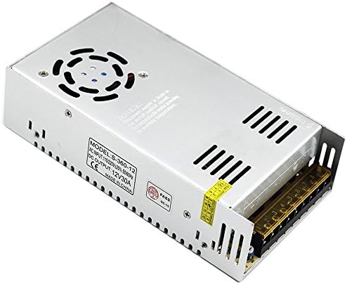 Eagwell 600 W 12 V AC to DC Power Supply Converter – High-Efficiency SMPS Adapter for RVs, LED Strips, and LCD Monitors – Reliable 50 A Output with Safety Features for Versatile Applications and Enhanced Performance