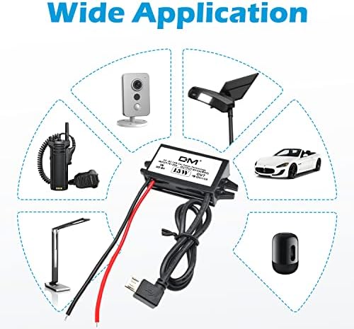 Aideepen Dual-Pack 24 W DC-DC Converter Module – High-Efficiency 12 V/24 V to 5 V USB-A Car Charger for Rapid Device Charging and Universal Compatibility in Automotive Applications