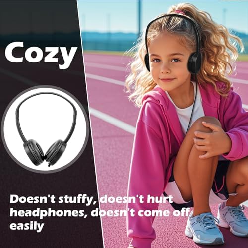 Bulk 20-Pack Adjustable Wired Headphones for Kids – Durable Classroom Earphones with 3.5 mm Jack, Perfect for Schools, Libraries, and Museums – Engaging Mixed Color Design for Enhanced Focus and Learning Engagement