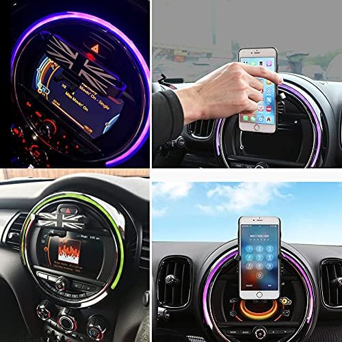 Upgrade Your Mini Cooper with the Hesanzol Premium Cell Phone Holder – Tailored for F-Series Models (S, JCW, One F54, F55, F56, F57, F60) – Seamless Central Control Screen Integration for Enhanced Navigation and Safety