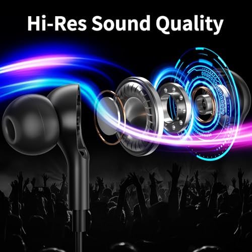 Transform Your Audio Journey: Cutting-Edge USB C Noise-Canceling Earbuds with 5 Tailored EQ Profiles & 7 Creative Voice Modulation Modes for Gaming, Karaoke, and Music Enjoyment – Immerse Yourself in Rich Hi-Fi Stereo with Powerful Bass & Crystal-Clear HD Microphone – Seamless Compatibility with All USB C Devices for Everyday Use, Workouts, and Leisure – Superior Clarity and Comfort for the Ultimate Sound Enthusiast