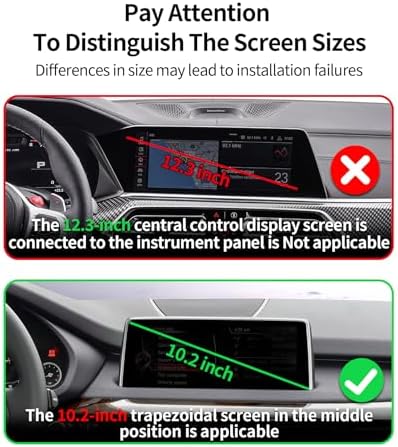 Wireless charging car phone holder For 2019-2023 BMW The X5 / 2020-2023 BMW X6 /2019-2022 BMW X7 Accessories 12.3-inch Screen Fixed Clip,360° Rotation car phone mount Compatible with MagSafe – Enhanced Compatibility and Speed
