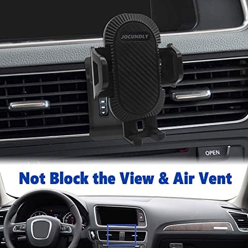 Premium Car Phone Mount for Audi Q5 & SQ5 (2010-2017) | Thick Case Compatible Air Vent Holder for Secure Navigation & Hands-Free Use | Stylish Mobile Cradle for All Smartphones | Enhanced Stability & Easy Installation | Ideal Audi Accessories