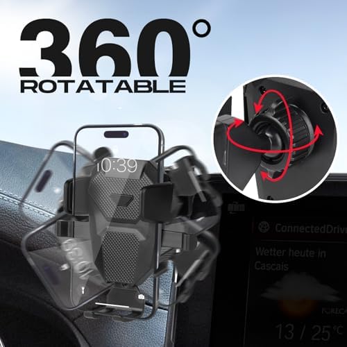 Ultimate Adjustable Car Phone Holder for BMW X3/X4 (2018-2021) – Seamless 10.25-inch Screen Mount for Hands-Free Convenience, Multi-Device Compatibility, and Secure Stability – Elevate Your Driving Experience with Effortless Navigation and Streaming Solutions