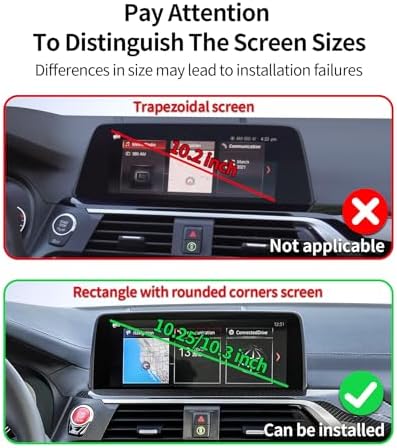 Wireless Charging car Phone Holder for BMW X3 2018-2021/BMW X4 2019-2021 Accessories 10.25/10.3-inch Screen Fixed Clip,360° Rotation car Phone Mount Compatible with MagSafe – Enhanced Compatibility and Speed