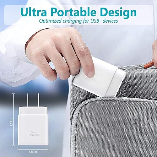 30 W USB-C Power Delivery Dual-Pack Fast Charging Wall Adapter – Optimal Quick Charge Solution for i Phone 16, i Pads, Galaxy S24 | Compact Design with Overheat Protection for Safe and Efficient Powering