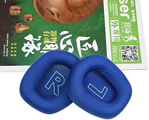 MOLGRIA Premium Replacement Ear Pads for Logitech G733 Wireless Gaming Headset – Superior Comfort & Sound Isolation in Sleek Silver Design, Effortless Installation and Long-lasting Durability for Enhanced Gaming Experience