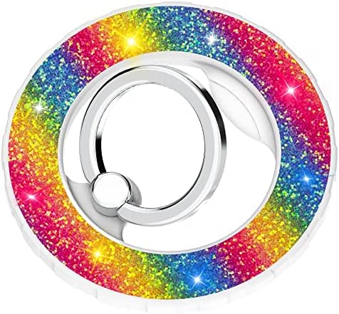 Magnetic Phone Ring Holder Stand – Adjustable Finger Grip with Enhanced Stability and Style for i Phone 12-15 Series – Collapsible Kickstand with Superior 80% Magnetic Strength, Sleek Blue Design for Wireless Charging Compatibility – Ultimate Protection and Versatile Angle Adjustment for Seamless Use