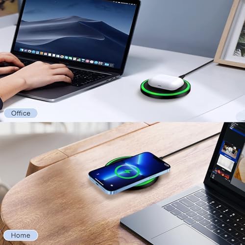 Fast 15 W Wireless Charging Pad for Android Phones – Premium Charger Station Compatible with Motorola Moto G Razr Ultra, Moto G Stylus/Power 5 G (2024/2025), Moto Edge, and Samsung Galaxy S25, Z Flip 6/7, Z Fold 7 – Sleek, Safe, and Portable Design for Effortless Charging Convenience