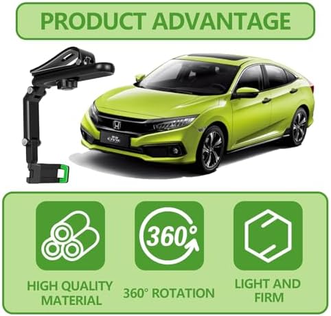 Innovative 360° Sun Visor Phone Holder for Cars – Hands-Free Universal Smartphone Mount Compatible with i Phone, Android & Samsung – Retractable Design for Optimal Viewing & Convenient Installation – Elevate Your Driving Safety & Experience