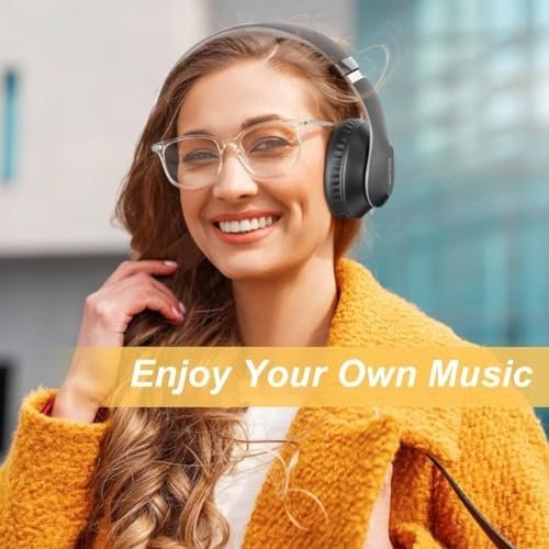 Transform Your Listening Experience: Glynzak Premium Wireless Over-Ear Headphones with 65-Hour Playtime, Hi-Fi Stereo Sound, and Custom EQ Settings – Perfect for Travel, Gaming, and Daily Use
