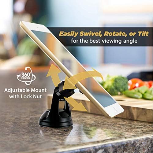 Scosche Magic Mount Pro Suction Cup Phone Holder – 2-Pack Magnetic Car Dashboard & Windshield Mount for i Phone, Galaxy & Android Smartphones – Enhanced Stability, 360-Degree Rotation & Sleek Black/Silver Design for Optimal Accessibility & Safety