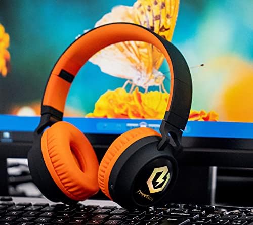 Kid-Friendly Bluetooth Headphones with LED Lights – Safe 85 d B Volume Limit for Young Ears, Foldable Design for Travel Ease, Micro SD Card Playback, Integrated Mic for Calls – Perfect Wireless Audio for Kids’ Adventures and Learning