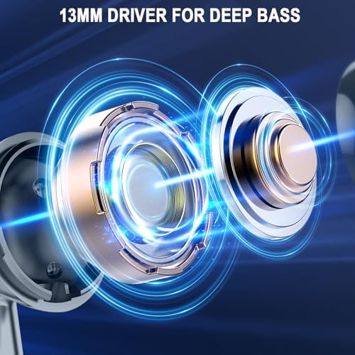 Elevate Your Audio Experience with Jxrev Wireless Earbuds: Advanced Bluetooth 5.4 Connectivity, Exceptional Active Noise Cancellation, and 40-Hour Battery Life – Perfect In-Ear Companion for Audiophiles and Busy Professionals Seeking Unmatched Sound Quality and Comfort