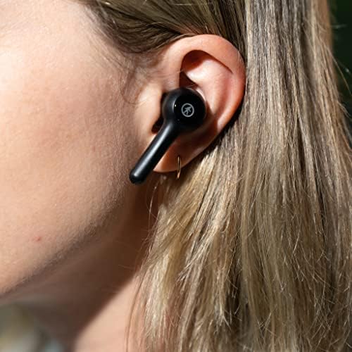 Unleash Your Audio Adventure with Outdoor Tech Ravens True Wireless Earbuds – Low Latency Bluetooth Headphones for Sports and Travel – High-Fidelity Sound, Built-in Microphone, and Rechargeable Case for Enhanced Portability – Ideal for Outdoor Enthusiasts Seeking Seamless Device Compatibility and Comfort