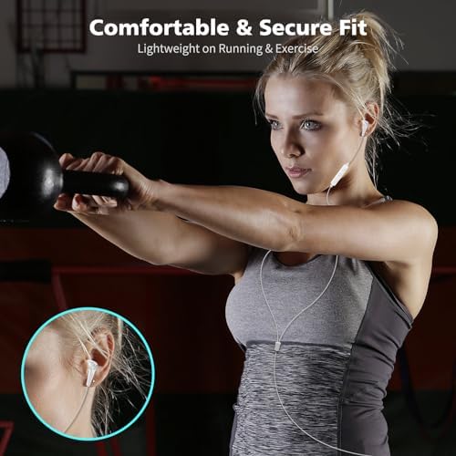 High-Fidelity USB C Noise Isolating Earbuds with Built-In Mic – Optimized Wired Headphones for i Phone 16, Samsung Galaxy S25 Ultra, Google Pixel 8 & More – Lightweight In-Ear Design with Volume Control Perfect for Sports, Work, and Daily Use – Unmatched Audio Quality and Device Compatibility