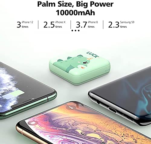 Yoobao 10,000 m Ah Cute Cake Portable Charger – PD 20 W USB-C Power Bank for Fast Charging i Phone 14/13, i Pad, Android & Samsung – Stylish Mini Battery Pack for Girls & Kids Travel – Ultimate Compatibility & Performance