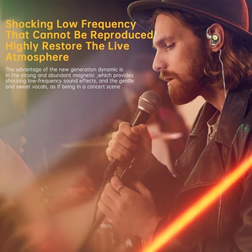 Elevate Your Audio Experience with QKZ-ODIN High-Fidelity Gaming Earbuds – Premium Wired In-Ear Monitors Featuring Enhanced 10 mm Dynamic Driver for Rich Deep Bass and Crystal-Clear Sound | Customizable Detachable Cable for Personalized Use | Perfectly Designed for Gaming, Music Enthusiasts, and Conference Calls – Ultra-Lightweight Ergonomic Build for All-Day Comfort and Enhanced Focus