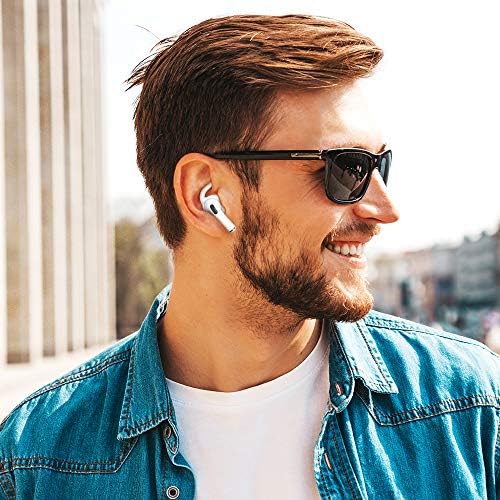 Aha Style Silicone Ear Hooks for Air Pods Pro – 3 Pairs of Anti-Slip Covers with Storage Pouch – Premium Earbud Accessories for Enhanced Comfort and Stability During Activities – Durable, Custom Fit Compatible with Apple Air Pods Pro (White)