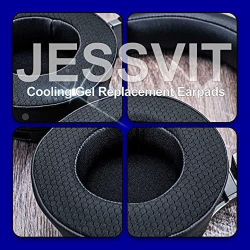Revolutionize Your Audio Experience with Virtuoso XT Cooling Gel Ear Pads – Premium Replacement Cushions for Virtuoso RGB Wireless SE XT Headset, Enhanced Comfort with Softer Memory Foam and Extra Thickness, Superior Durability for Long-lasting Use by JESSVIT – Perfect Fit for Gamers and Audiophiles