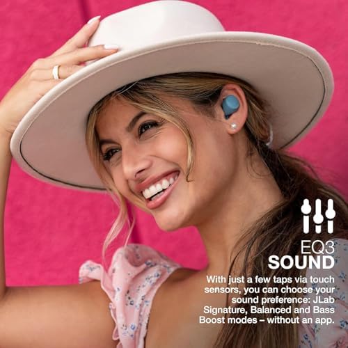 JLab Go Air Pop True Wireless Bluetooth Earbuds – Teal | IPX4 Sweat-Resistant for Active Lifestyles | Dual Connect Technology for Independent Listening | Bluetooth 5 for Effortless Pairing | Customizable Audio with 3 EQ Settings: Signature, Balanced, Bass Boost | Ultimate Comfort & Durability for On-the-Go Enthusiasts