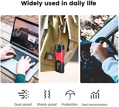KOOTION 256 GB USB 3.0 Flash Drive – High-Speed Retractable Thumb Drive with Rugged Design and LED Indicator for Reliable Data Storage and Transfer – Ideal Memory Stick for Professionals and Students
