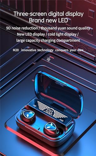 Ultimate Wireless Sound Experience: Bluetooth 5.3 True Wireless Earbuds with IP7 Waterproof Rating, Touch Control, Built-in Mic & LED Battery Display – Perfect for Active Lifestyles and Everyday Use, Model 6