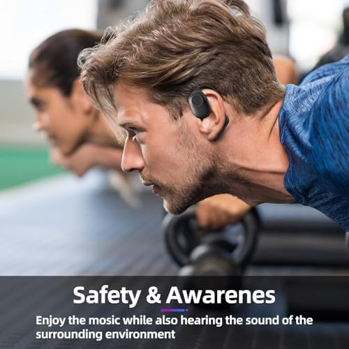 Transform Your Audio Experience with 2025 Open-Ear Bluetooth 5.2 Earbuds – Featuring 56 Hours of Playtime, IPX5 Waterproof Durability, and Advanced Noise Isolation for Crystal-Clear Sound. Perfect for Active Lifestyles, These Ergonomic Sport Earphones Offer Touch Control for Effortless Operation and Enhanced Environmental Awareness, Ideal for Running, Cycling, and Outdoor Activities. Stay Comfortable and Connected While Enjoying Your Surroundings with These Stylish and Innovative Headphones. Your Ultimate Companion for All-Day Listening and Performance, Engineered for Daily Commutes and Intense Workouts. Experience the Perfect Balance of Functionality and Elegance with Cutting-Edge Features Tailored for Modern Audio Enthusiasts.