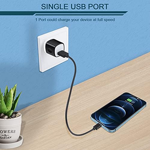 AILKIN 5-Pack USB Wall Charger Plug – Fast Charging Block for i Phone 16/15/14/13/12/11/XR/XS, i Pad Pro/Air – Universal 1-Port Power Adapter Charging Cubes for Home, Office & Travel – Lightweight, Durable & Efficient Charging Solution