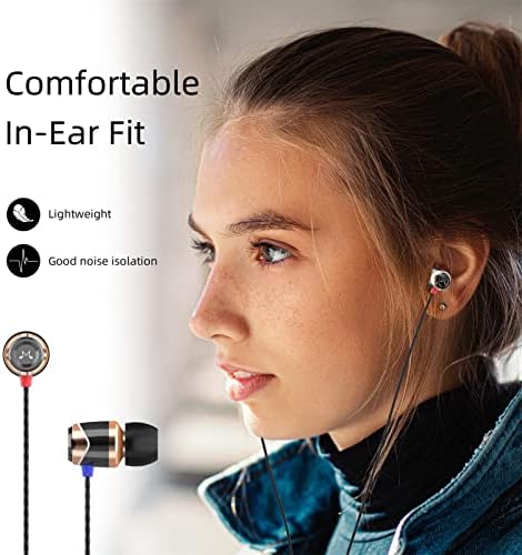 Sound MAGIC E10 Wired Earphones: High-Fidelity Stereo Earbuds with Noise Isolation and Powerful Bass – Tangle-Free Comfort in Sleek Gunmetal Finish for Ultimate Audio Experience