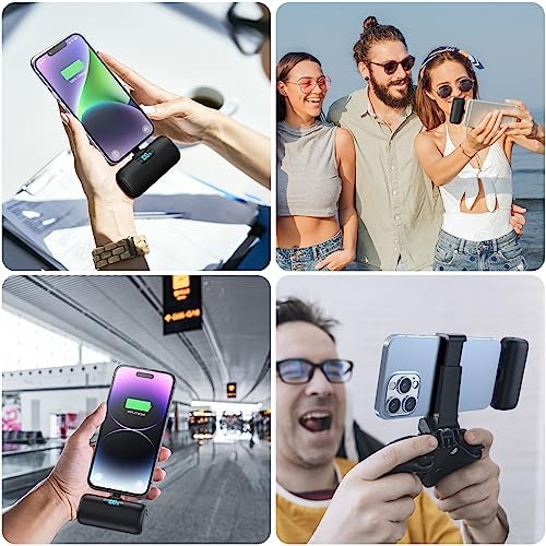 Compact Pink Portable Charger for i Phone – 5000 m Ah PD Fast Charging Power Bank, Lightweight Mini Battery Pack Compatible with i Phone 14/14 Pro Max/13/13 Pro/12 Pro/11/XS/XR/X/8/7/6 – Stylish and Versatile Backup Solution for On-the-Go Power