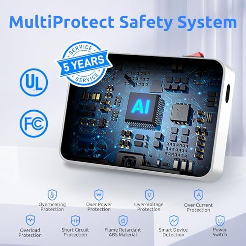 Versatile 4-Port USB Charging Station for Multiple Devices – Compact and Stylish Organizer Dock in Vibrant Purple, Ideal for Cell Phones, i Pads, and Kindle Tablets with Smart Charging Technology for Fast and Safe Power Delivery