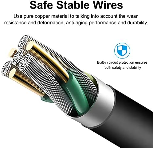 High-Speed 65 W USB-C Laptop Charger for Dell XPS & Latitude Models – Enhanced Compatibility with Multi-Protection Technology, UL Listed Safety Assurance, and Direct Manufacturer Quality for Optimal Performance