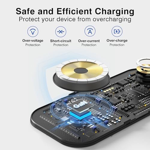 Ultimate 3-in-1 Magnetic Wireless Charging Station – High-Speed 20 W Foldable Charger for i Phone 12-16 Series, Apple Watch 10/Ultra 2, and Air Pods 4 – Portable Travel-Friendly Design with Adapter for Seamless Power Solutions