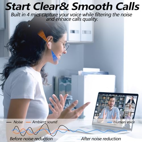 Kurdene P3 Wireless Earbuds – Bluetooth 5.3 In-Ear Headphones with Deep Bass Sound and Built-in Microphone – Stylish Pink Design for i Phone and Android – Premium Audio Experience for Music Lovers and Active Lifestyles