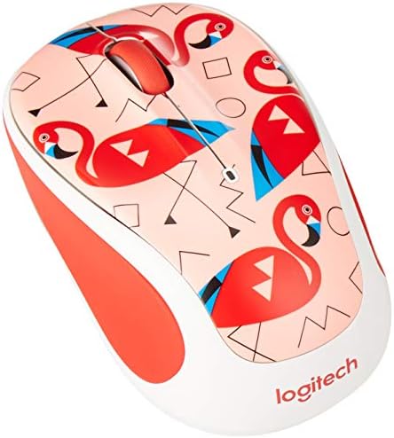 Logitech M325 Wireless Mouse in Cocktail Design – Ergonomic Comfort and Precision Tracking for All Operating Systems, Long Battery Life Up to 18 Months, Perfect for Travel and Home Office Setup